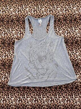 00s sleezy grey tiger tank top